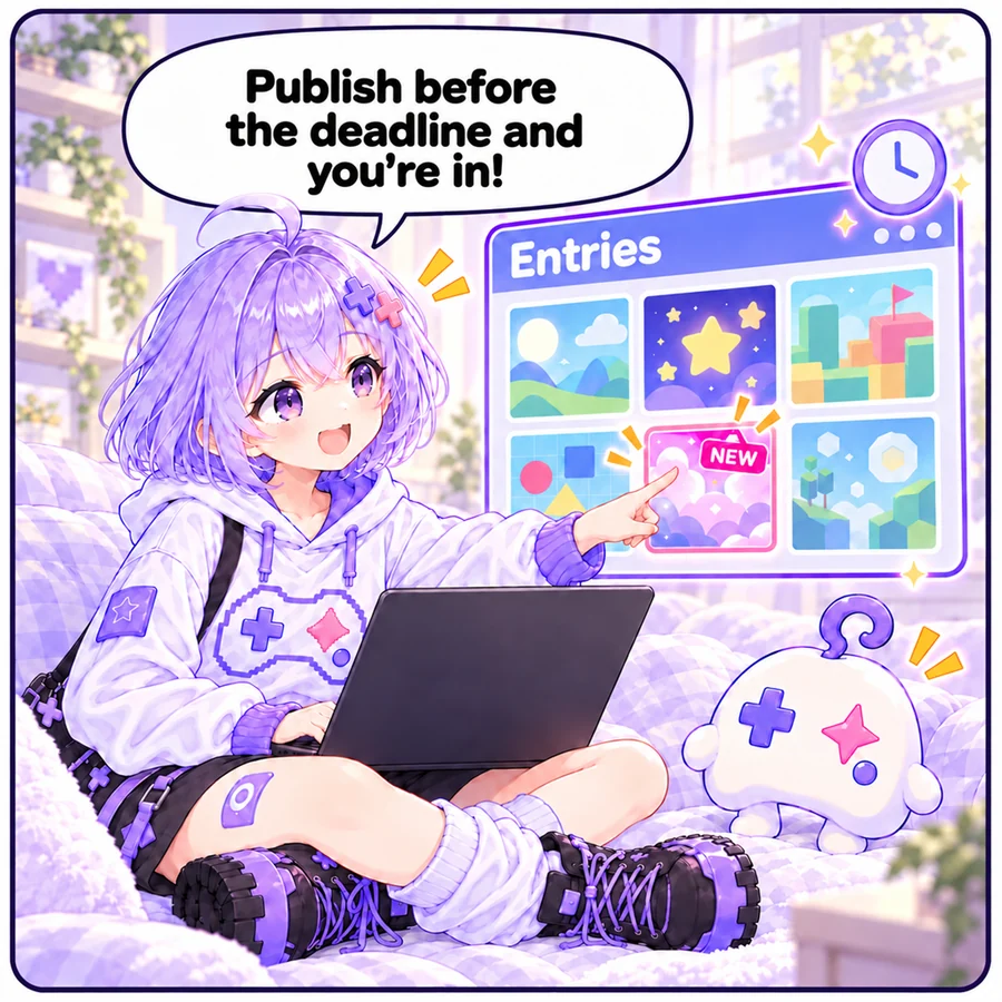 Asobi: “Publish before the deadline and you're in!”